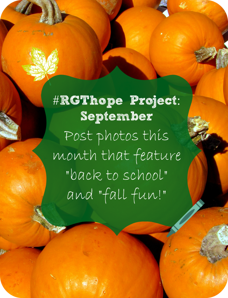 #RGThope Project: September